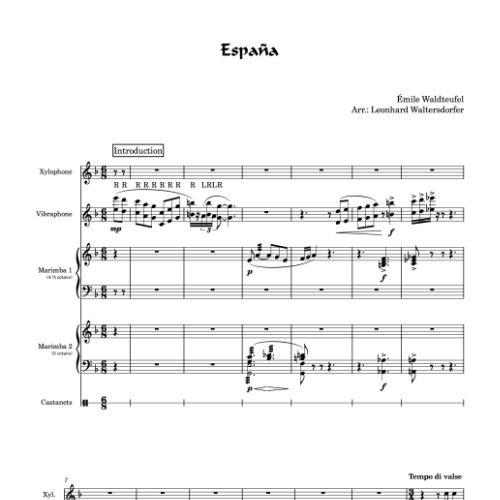 Espana - first page