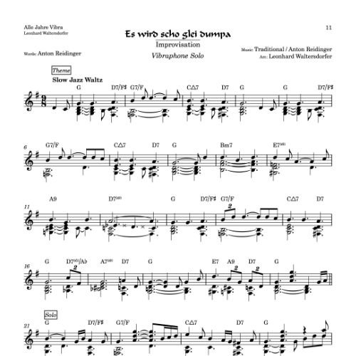 Es wird scho glei dumpa - first page