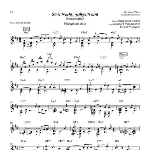Stille Nacht - first page