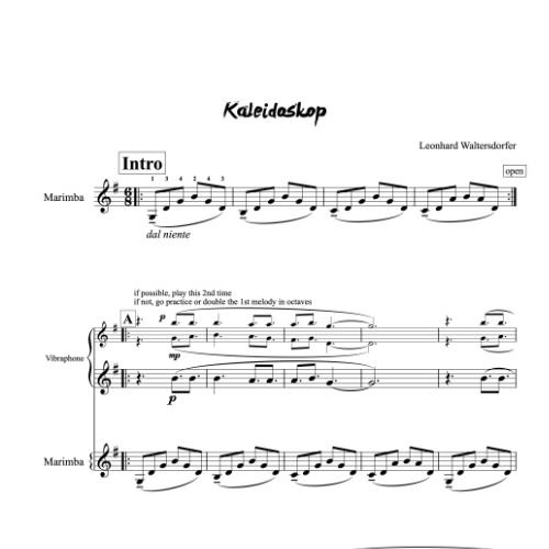 Kaleidoskop - first page