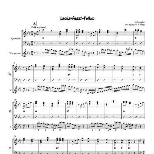 Leckerfassl-Polka - first page
