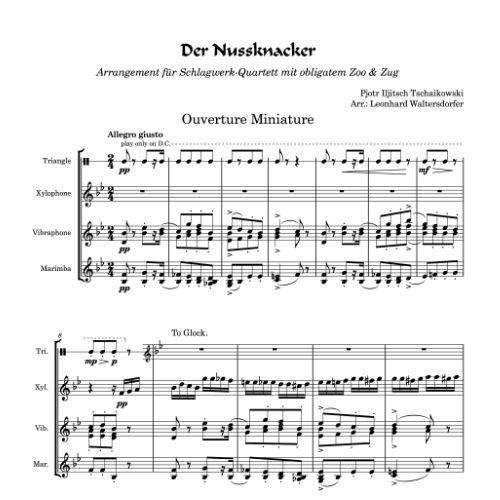 Der Nussknacker - first page